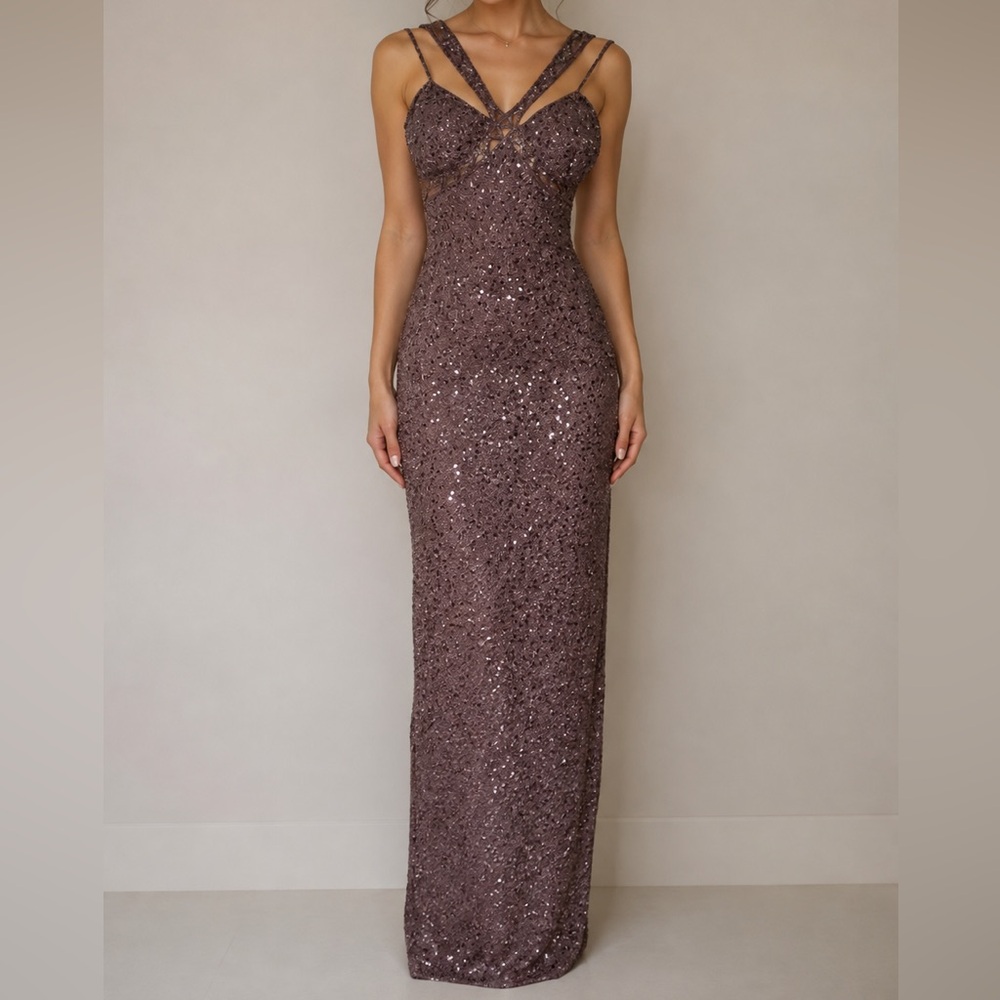 Vintage Y2K 100% Silk Beaded Dress Vintage Beaded Dress Y2K Dress Prom Fairy